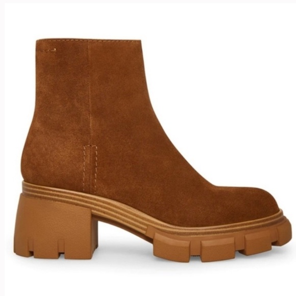 Steve Madden Halt Platform Sued Boots NEW - Picture 1 of 8